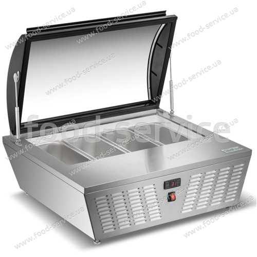 Вітрина для морозива GoodFood RTD67R вигнуте скло